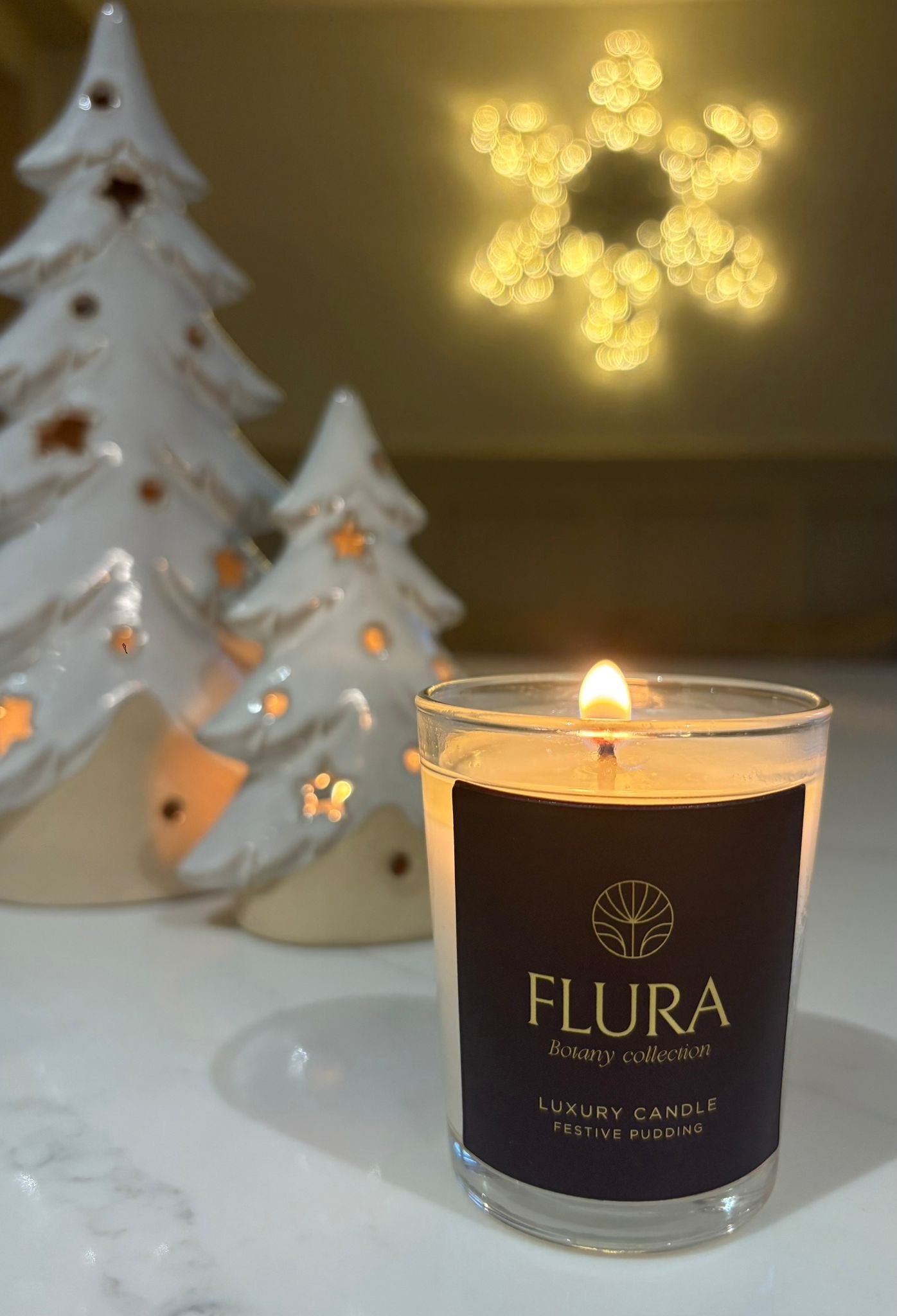 Festive Pudding Mini Essential Oil Candle