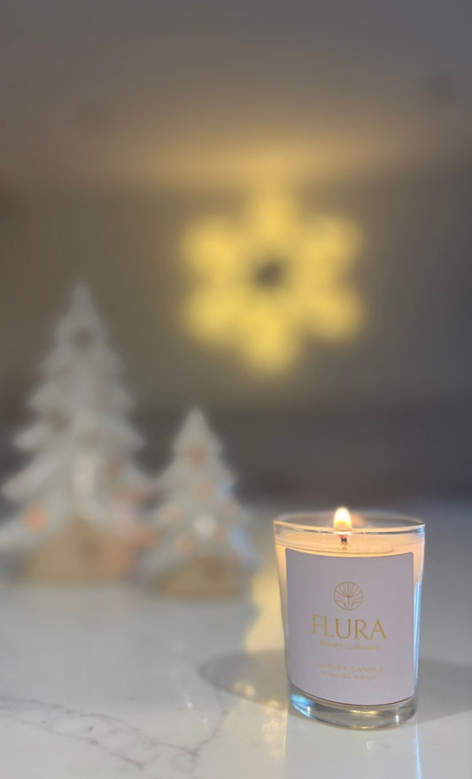 Frosted Woods Mini Essential Oil Candle