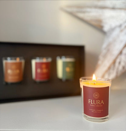 Christmas mini candle scent discovery gift set