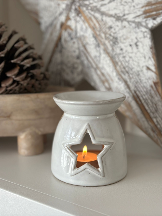 Festive wax melt burner