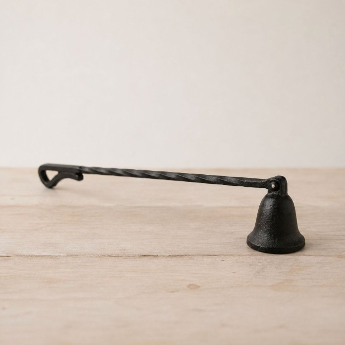 Cast Iron Candle Snuffer with Twisted Handle